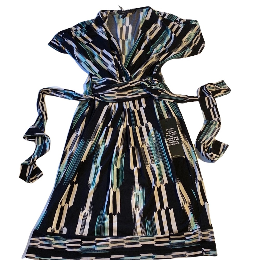 BCBGMaxazria geometric print dress XS